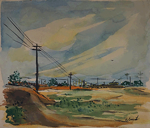 Fields and power lines